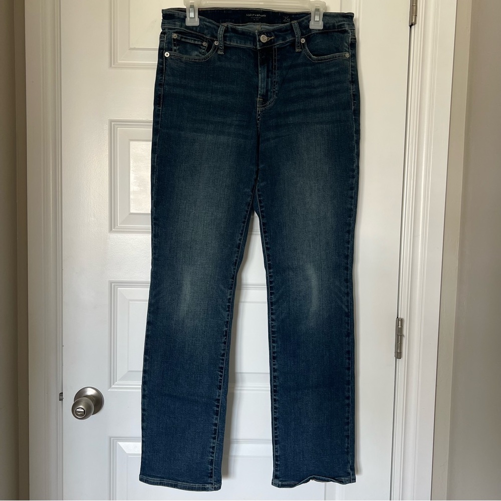Lucky Brand Dark Blue Straight Leg Jeans